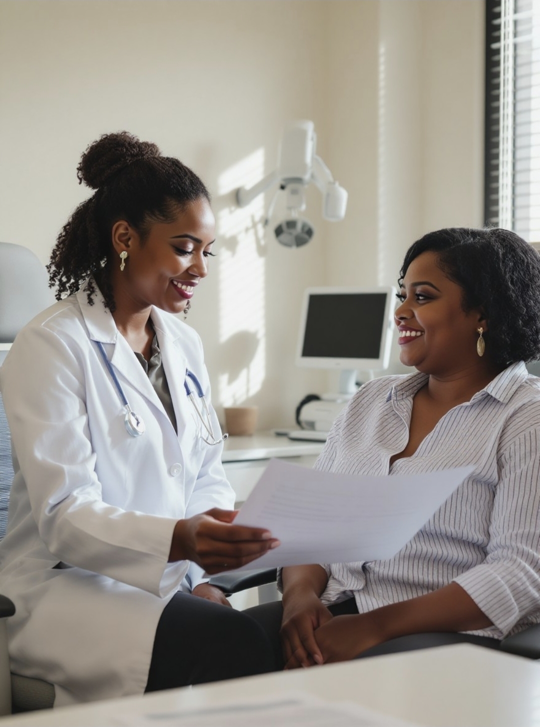 Doctor consulting with patient - compassionate healthcare